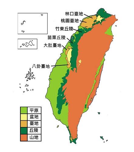 台灣丘陵|台灣地形形成, 地形種類與分布, 地形表示法, 土地利用與永續發展